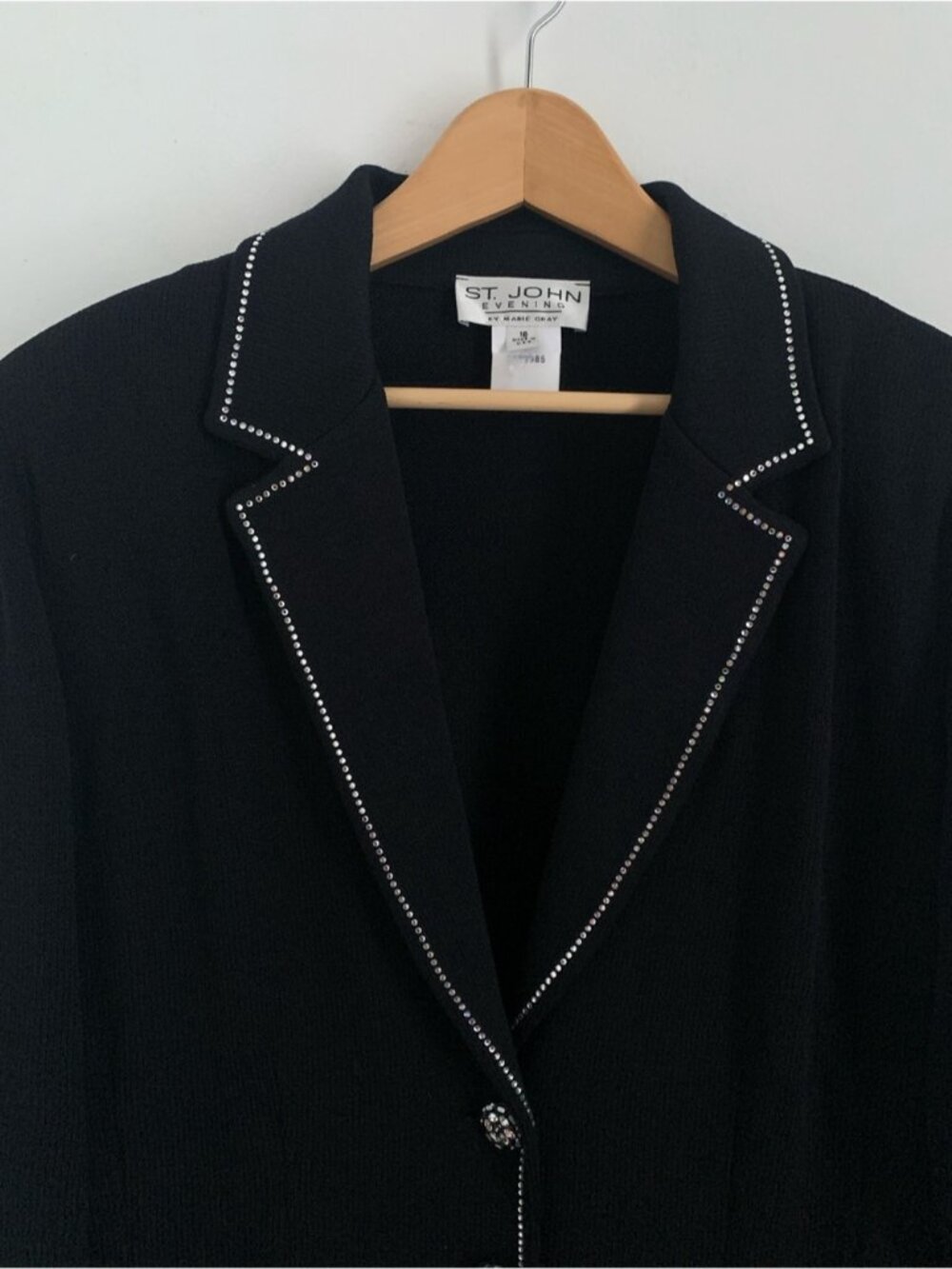 St. John Evening Santana Knit Blazer - Picture 3 of 8